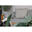 Gartensofa Marion Natur – 3-Sitzer Sofa-Bank 185×56×92 cm Akazienholz und Stoff
