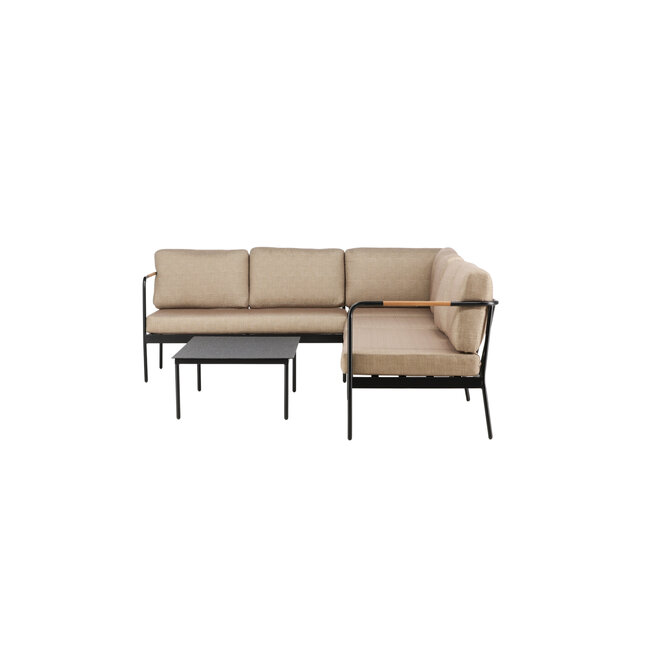 Lounge-Set Pehnna Schwarz – Moderne Outdoor-Lounge