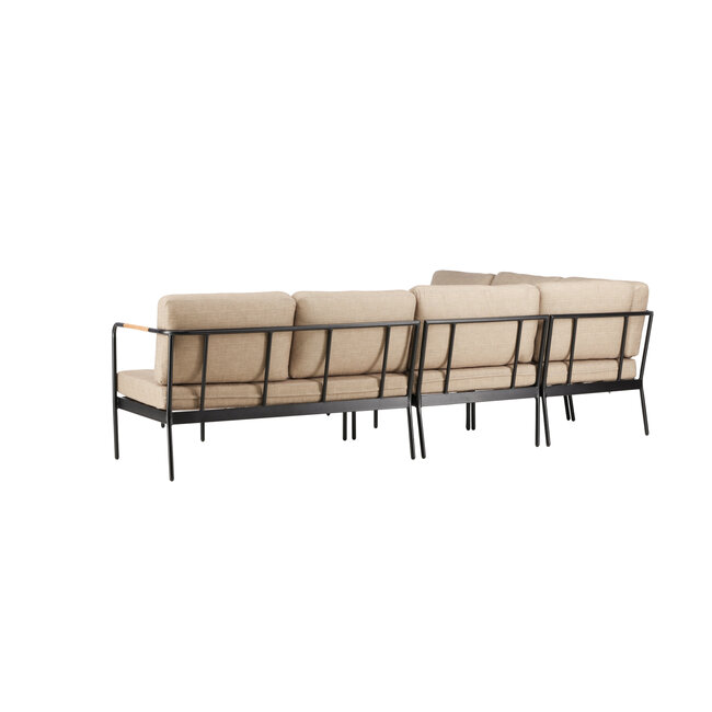 Lounge-Set Pehnna Schwarz – Moderne Outdoor-Lounge