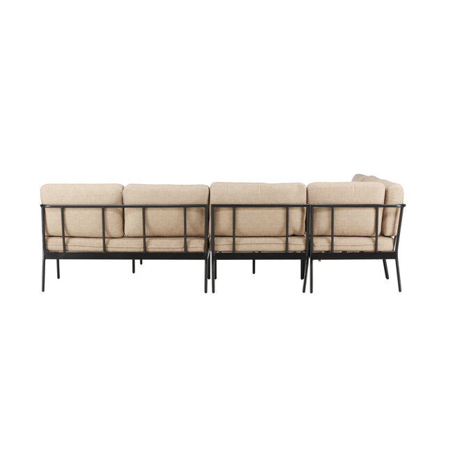Lounge-Set Pehnna Schwarz – Moderne Outdoor-Lounge