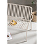 Gartenbank Peking Beige – 2-Sitzer Aluminium-Bank 130×64×85 cm