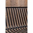 Gartenbank Peking Schwarz – 2-Sitzer Aluminium-Bank 130×64×85 cm