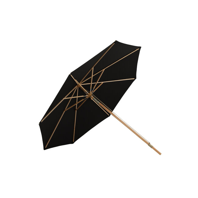 Sonnenschirm Nypo Schwarz – Neigbarer Großschirm ø330 cm Polyester