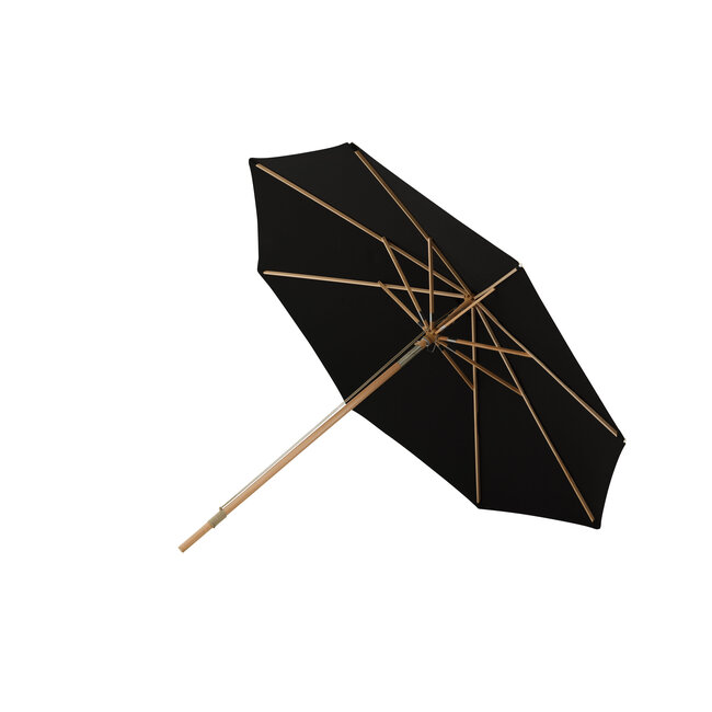 Sonnenschirm Nypo Schwarz – Neigbarer Großschirm ø330 cm Polyester