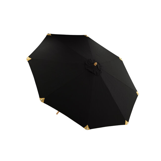 Sonnenschirm Nypo Schwarz – Neigbarer Großschirm ø330 cm Polyester