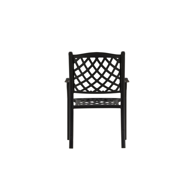 Gartenstuhl Òbidos Schwarz – Bequemer Sitzkomfort für draußen