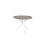 Gartentisch Parma Grau – Runder Outdoor-Tisch ø140 cm Aintwood und Aluminium