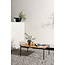 Couchtisch Penh Natur/Schwarz – Outdoor Sofatisch 100×65×40 cm Akazienholz und Stahl