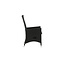 Gartenstuhl Padova Schwarz/Grau 2er-Set – Rattan Relax-Stuhl 62×67×114 cm verstellbar, 160 kg