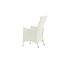 Gartenstuhl Padova Weiß/Grau – 2er-Set Relax-Stuhl 62×67×114 cm Rattan mit Auflage, 160 kg