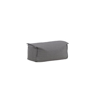 Venture Home Redang Sitzhocker Dunkelgrau – Komfort-Ottoman 75×40×33 cm aus Polyester für Garten & Wohnzimmer