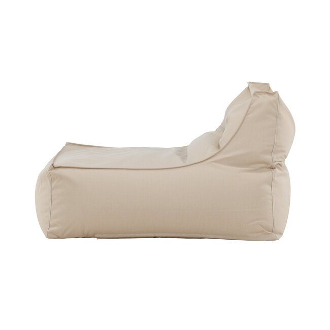 Relaxsessel Redang Beige – Komfort-Lounge-Puff 118×94×83 cm aus Polyester und Polypropylen