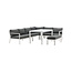 Lounge-Set Ramos Schwarz – Moderne Outdoor-Lounge