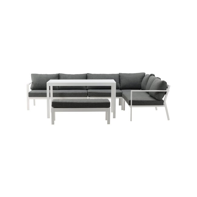 Lounge-Set Ramos Schwarz – Moderne Outdoor-Lounge