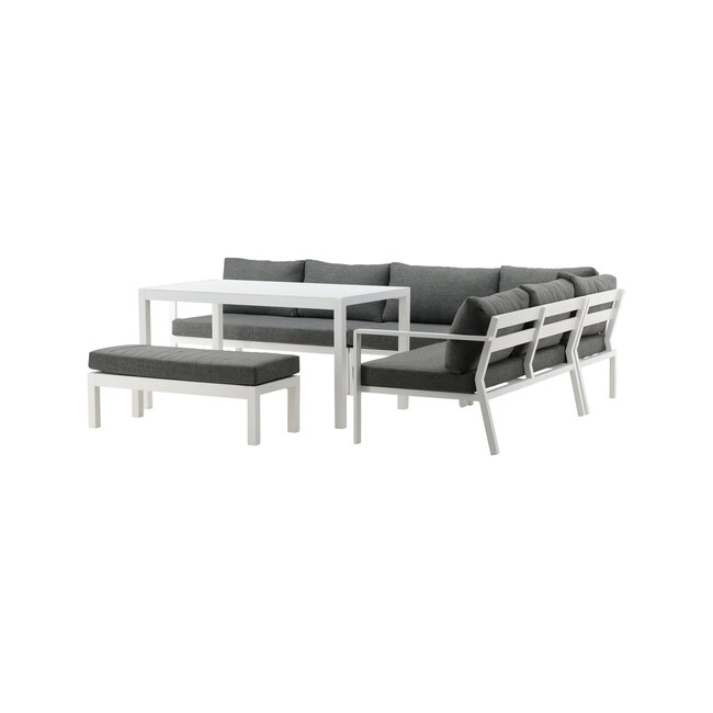 Lounge-Set Ramos Schwarz – Moderne Outdoor-Lounge
