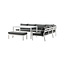 Lounge-Set Ramos Schwarz – Moderne Outdoor-Lounge