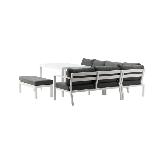 Lounge-Set Ramos Schwarz – Moderne Outdoor-Lounge