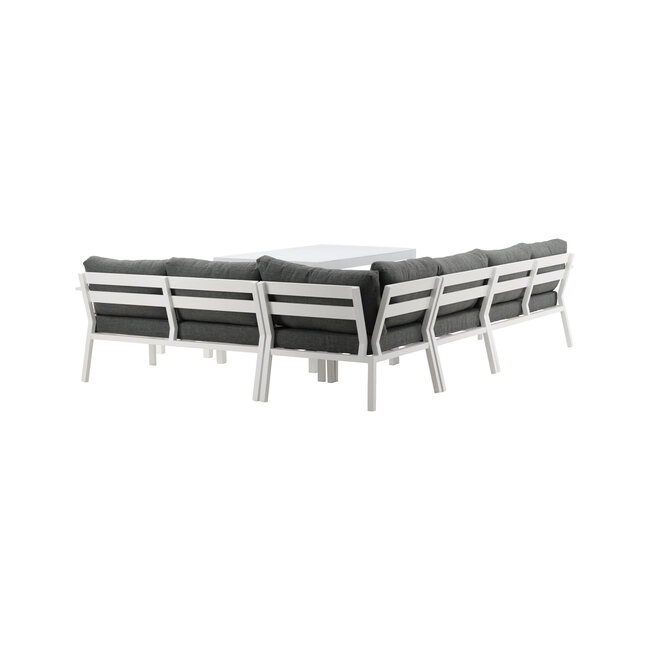 Lounge-Set Ramos Schwarz – Moderne Outdoor-Lounge