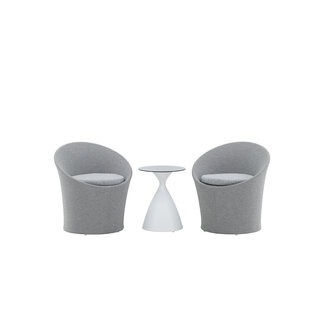 Venture Home Lounge-Set Spoga Grau – Aluminium Sofagarnitur mit Couchtisch