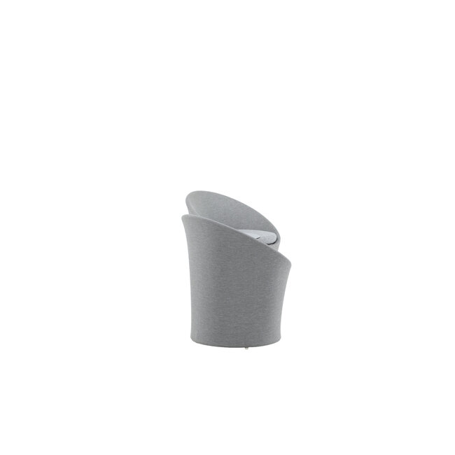Lounge-Set Spoga Grau – Aluminium Sofagarnitur mit Couchtisch (H 52 cm), Stuhlmaße 67 × 58 × 73 cm, wetterfest
