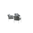 Lounge-Set Spoga Grau – Modernes Garten-Lounge-Set aus Polyester, Aluminium und Kunstfaser, 150 × 76 × 82 cm, wetterfest