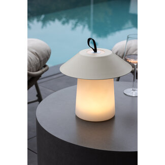 Venture Home Außenleuchte Rubu Beige – Helle Wandleuchte für Garten & Eingang