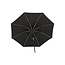Sonnenschirm Sabal Schwarz – Großer Marktschirm aus Polyester und Aluminium, 270 × 270 cm, Höhe 241 cm, UV-Schutz