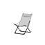 2er Set Gartenliege Seville Grau – Komfortabler Liegestuhl aus Stahl, PVC und Polyester, 63 × 84 × 89 cm, wetterfest