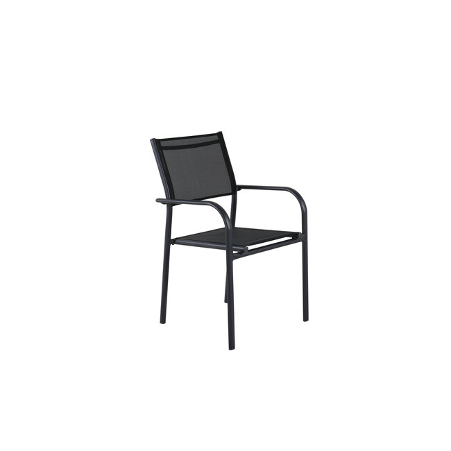 Gartenstuhl Santorini Schwarz – Bequemer Sitzkomfort für draußen