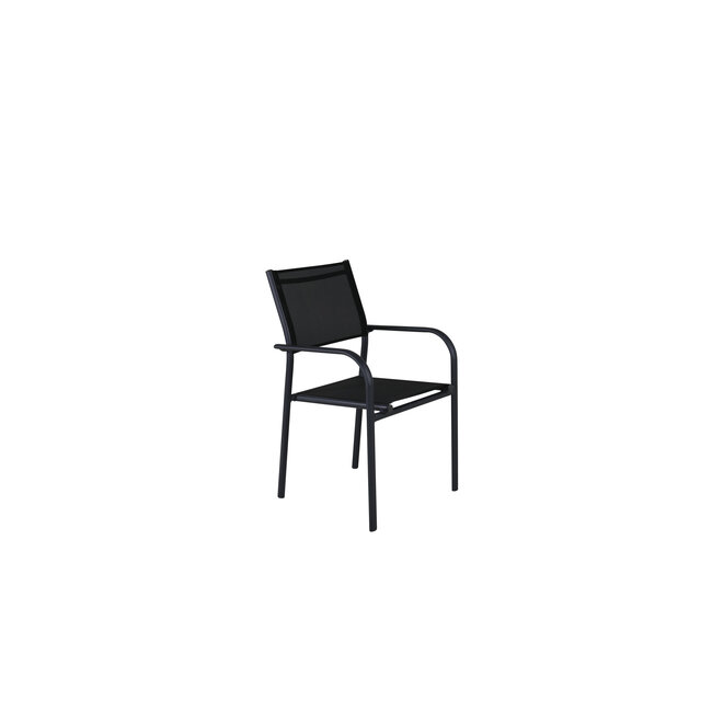 Gartenstuhl Santorini Schwarz – Bequemer Sitzkomfort für draußen