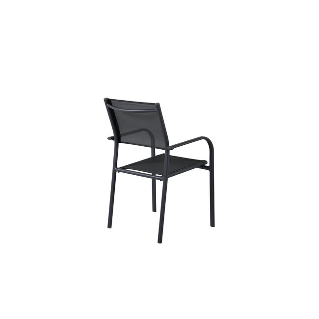 Gartenstuhl Santorini Schwarz – Bequemer Sitzkomfort für draußen