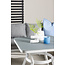 Lounge-Set Virya Grau – Elegantes Outdoor-Lounge-Set aus Aluminium mit Glas-Couchtisch, Sofatiefe 65 cm, Sitzhöhe 71,5 cm