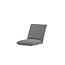 Gartenliege Trond Schwarz – Bequeme Outdoor-Liege aus Polyester, Schaumstoff und Stahl, 40 × 80 × 5 cm, für Garten und Terrasse