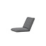 Gartenliege Trond Schwarz – Bequeme Outdoor-Liege aus Polyester, Schaumstoff und Stahl, 40 × 80 × 5 cm, für Garten und Terrasse