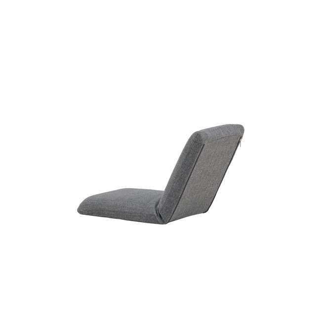 Gartenliege Trond Schwarz – Bequeme Outdoor-Liege aus Polyester, Schaumstoff und Stahl, 40 × 80 × 5 cm, für Garten und Terrasse
