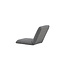 Gartenliege Trond Schwarz – Bequeme Outdoor-Liege aus Polyester, Schaumstoff und Stahl, 40 × 80 × 5 cm, für Garten und Terrasse