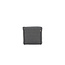Gartenliege Trond Schwarz – Bequeme Outdoor-Liege aus Polyester, Schaumstoff und Stahl, 40 × 80 × 5 cm, für Garten und Terrasse