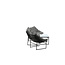 Lounge-Set Tina Schwarz – Moderne Outdoor-Lounge aus Rattan und Stahl, 117 × 70 × 75 cm, wetterfest