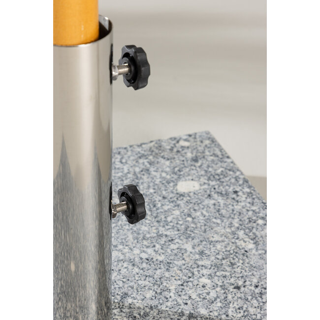 Granit-Schirmständer 40 kg – Massive Stabilität in edler Marmor-Optik