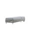 Gartenliege Virya Grau – Komfortable Sonnenliege aus Seilgeflecht und Aluminium, 75 × 205 × 32 cm, wetterfest