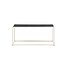 Gartentisch Siaton Grau – Robuster Outdoor-Couchtisch aus Stahl, 60 × 110 × 50 cm, wetterfest