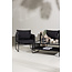 Lounge-Set Utah Schwarz – Moderne Outdoor-Lounge aus Polyester-Seilgeflecht und Stahl, 127 × 76 × 77 cm, wetterfest