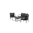 Lounge-Set Sopot Schwarz – Moderne Outdoor-Lounge