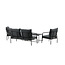 Lounge-Set Sopot Schwarz – Moderne Outdoor-Lounge
