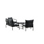 Lounge-Set Sopot Schwarz – Moderne Outdoor-Lounge