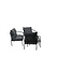 Lounge-Set Sopot Schwarz – Moderne Outdoor-Lounge