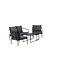 Lounge-Set Sopot Schwarz – Moderne Outdoor-Lounge
