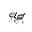 Lounge-Set Viga Schwarz – Moderne Outdoor-Lounge