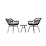Lounge-Set Viga Schwarz – Moderne Outdoor-Lounge