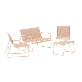 Venture Home Lounge-Set Scopello Beige – Outdoor-Sofagruppe für Terrasse & Garten